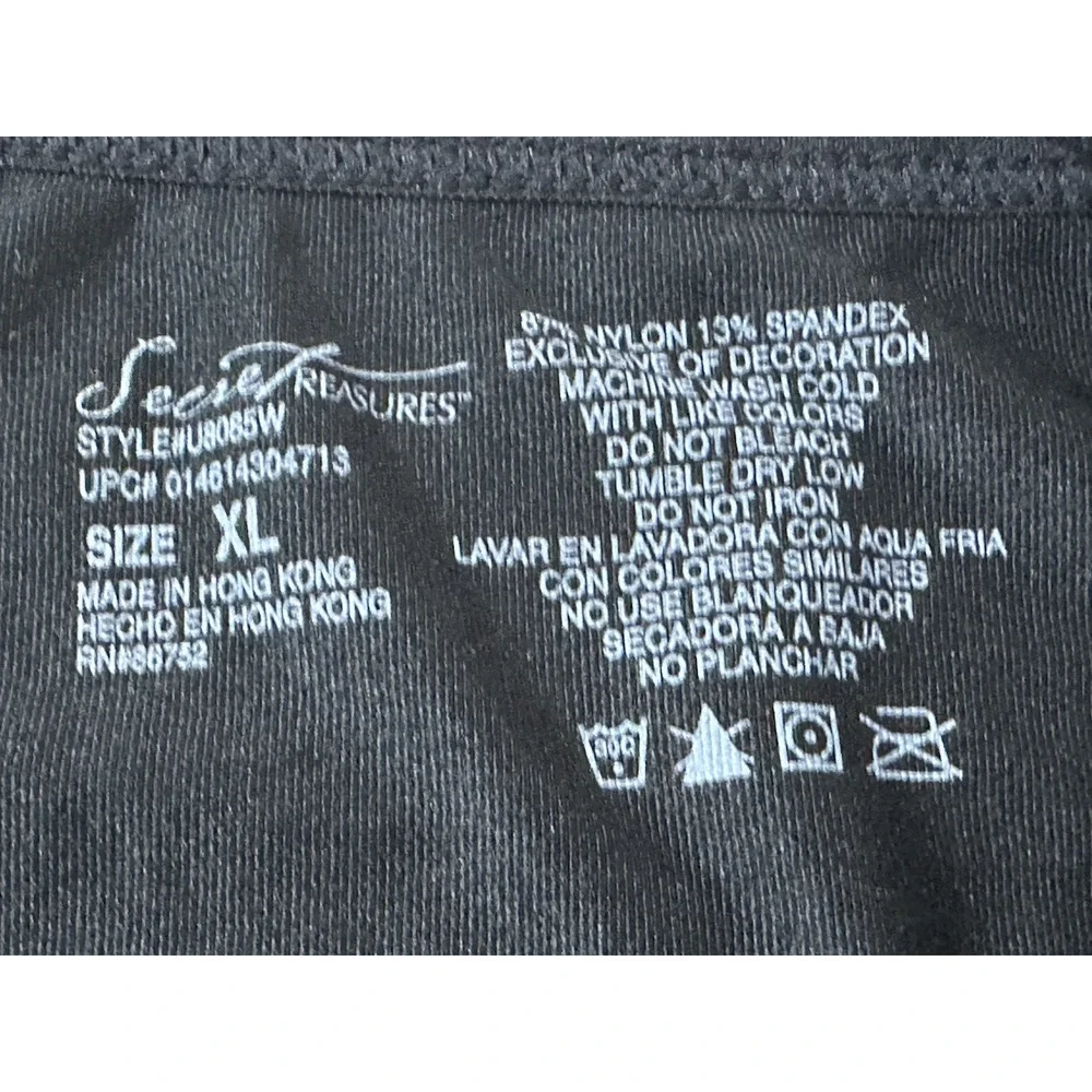 Women’s Secret‎ Treasure Sleepwear Black Stretchy Cami Top Size XL